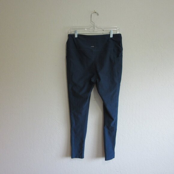 MONDETTA Teal Pull On Performance Luxury Large Leggings with Pockets - Picture 2 of 5